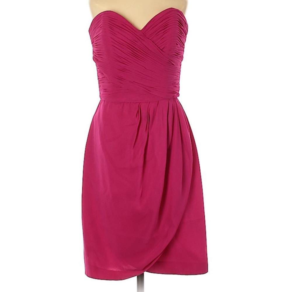 Lillie Rubin tulip skirt hot pink dress